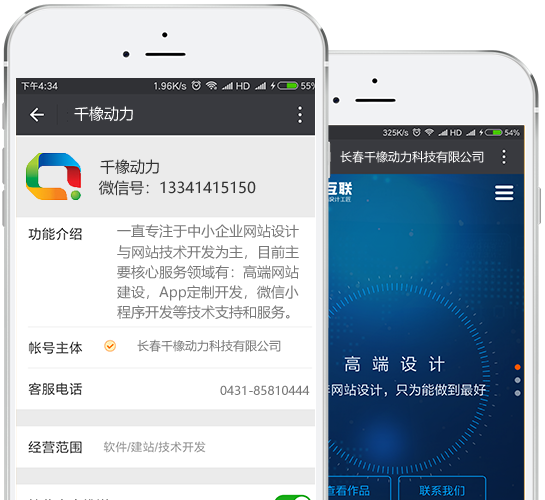 微官网定制开发